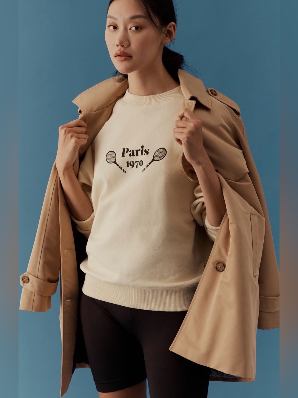 Anthroplogie Tennis Sweatshirt NWOT XL